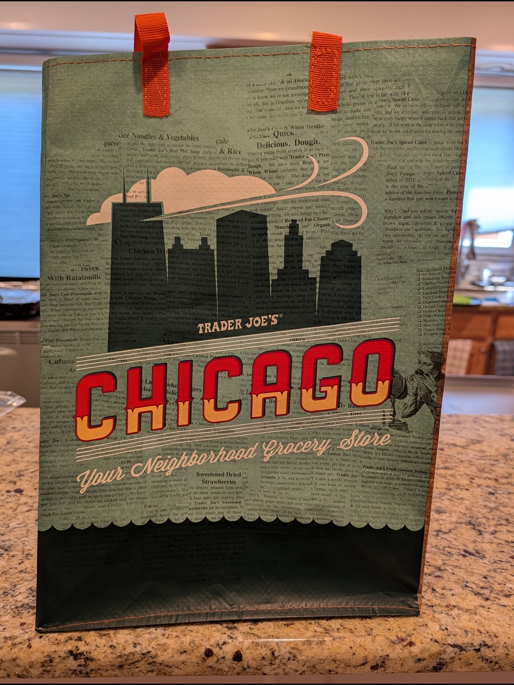 Trader Joe's Chicago Tote Bag NWT